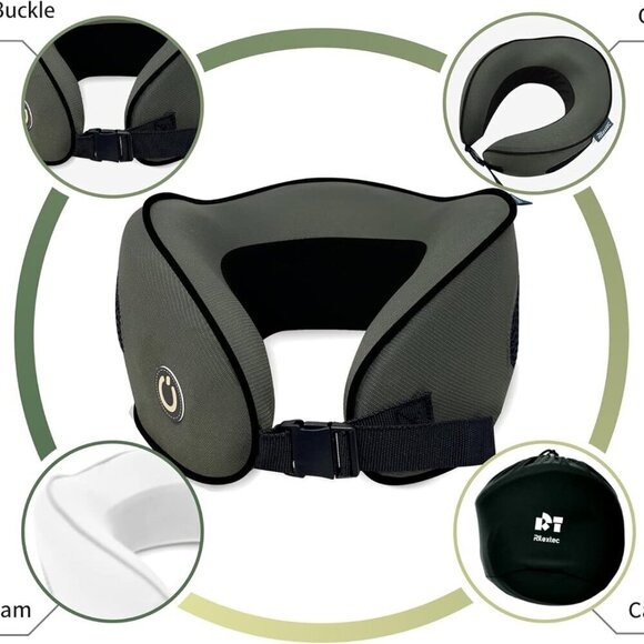 Travel Pillow Memory Foam Neck Massager - Picture 5 of 6